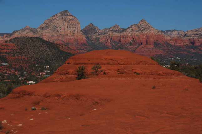 among the rocks on the Pink Jeep tour